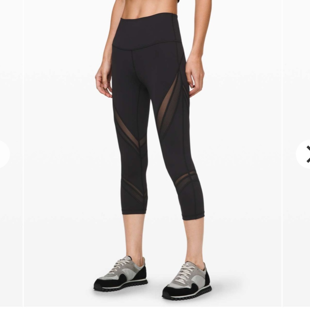 Lululemon Wunder Under High-Rise Crop 21" *Mesh